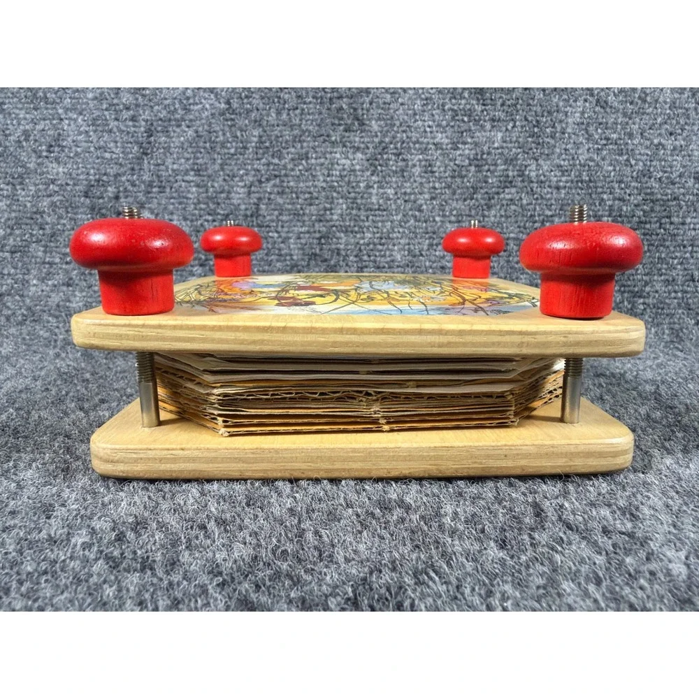 Hearth Song Root Children Wooden Flower Press Vintage 1993 Sibylle von Olfers